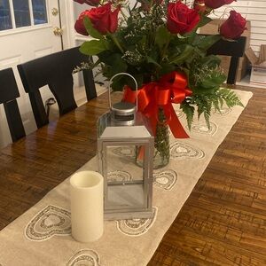 Sadie 11”Lantern + Candle